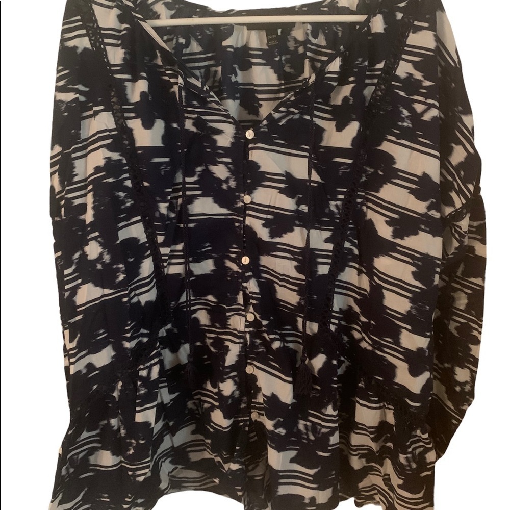 Lane Bryant drawstring blouse